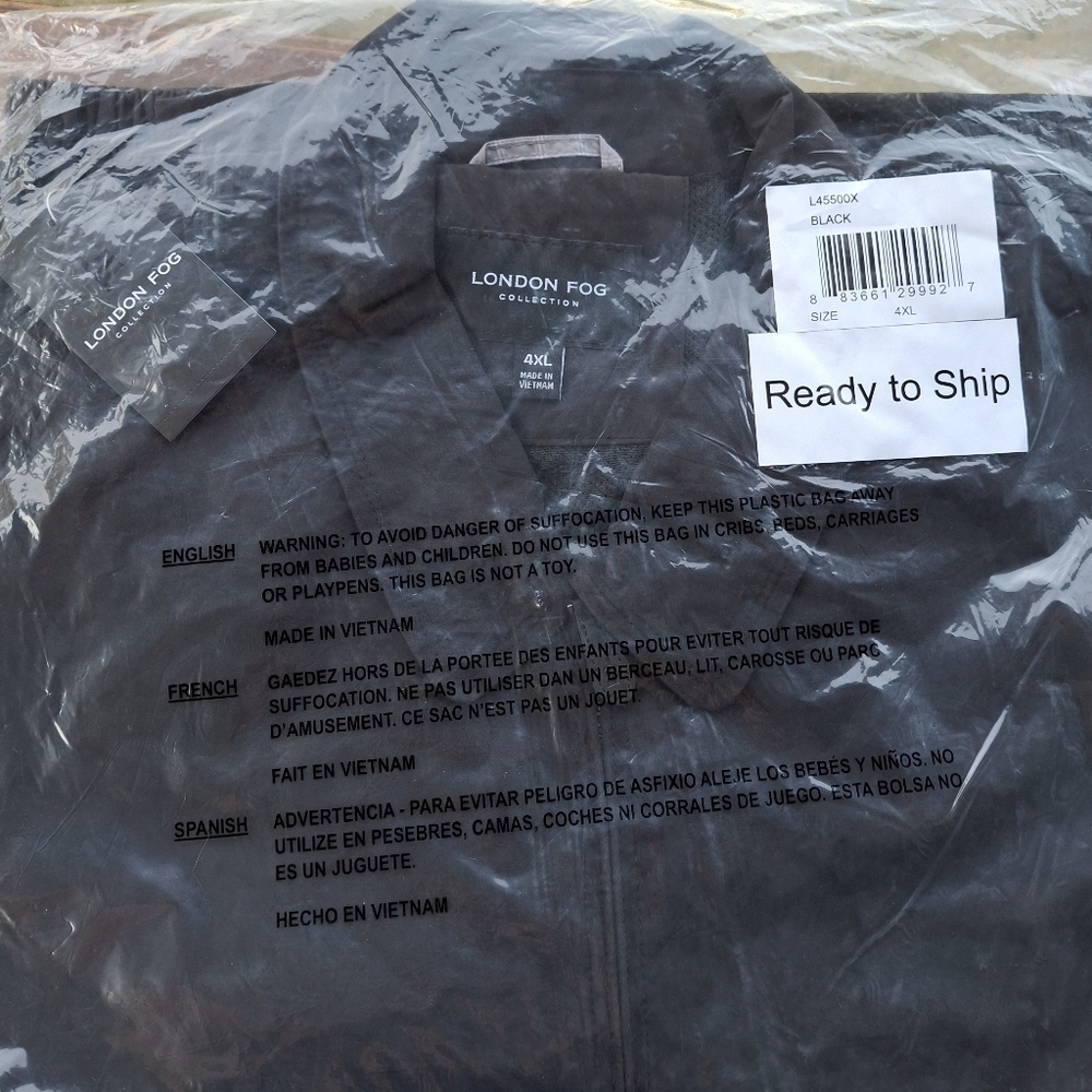 London Fog Men's Black Jacket